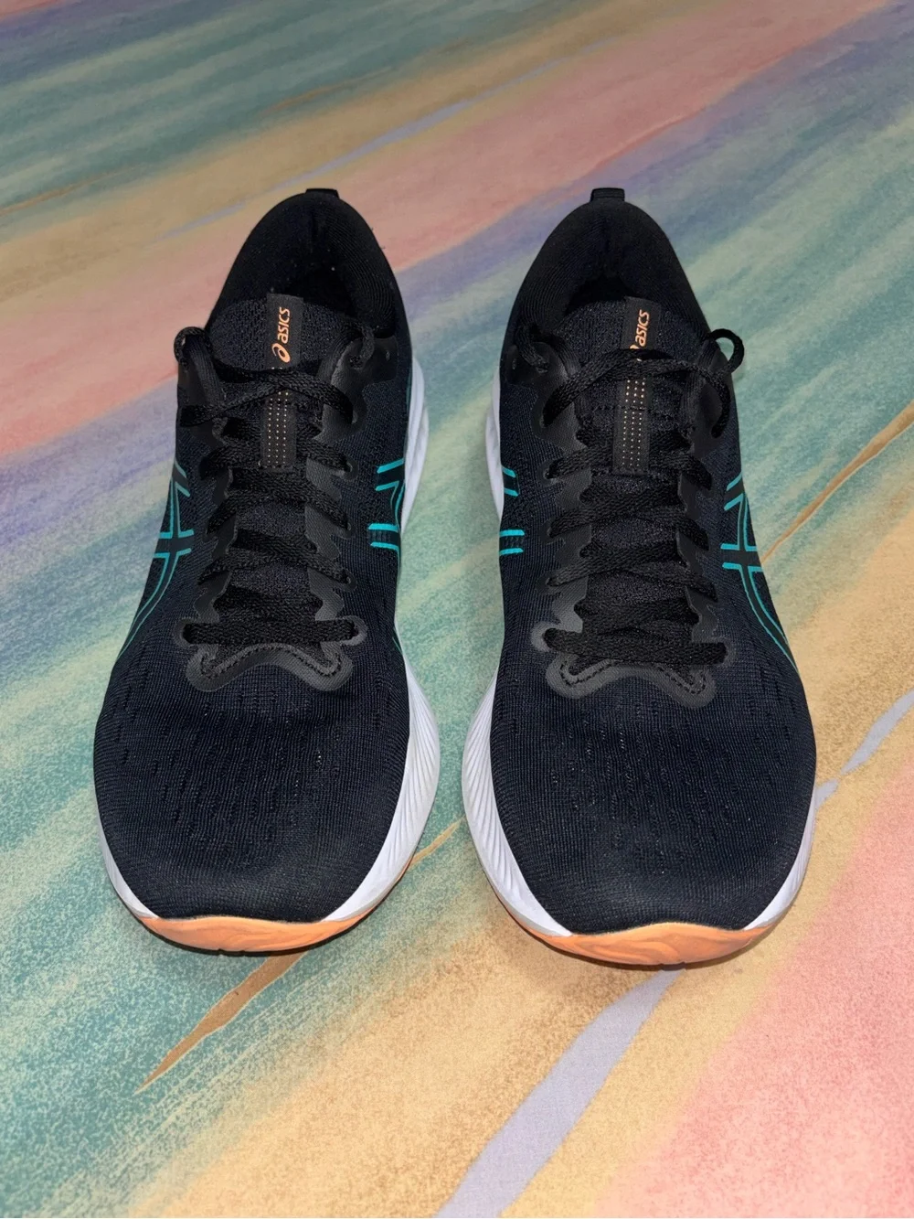 Size 10 men’s  ASICS GEL-Excite 10 Sneakers black running shoes